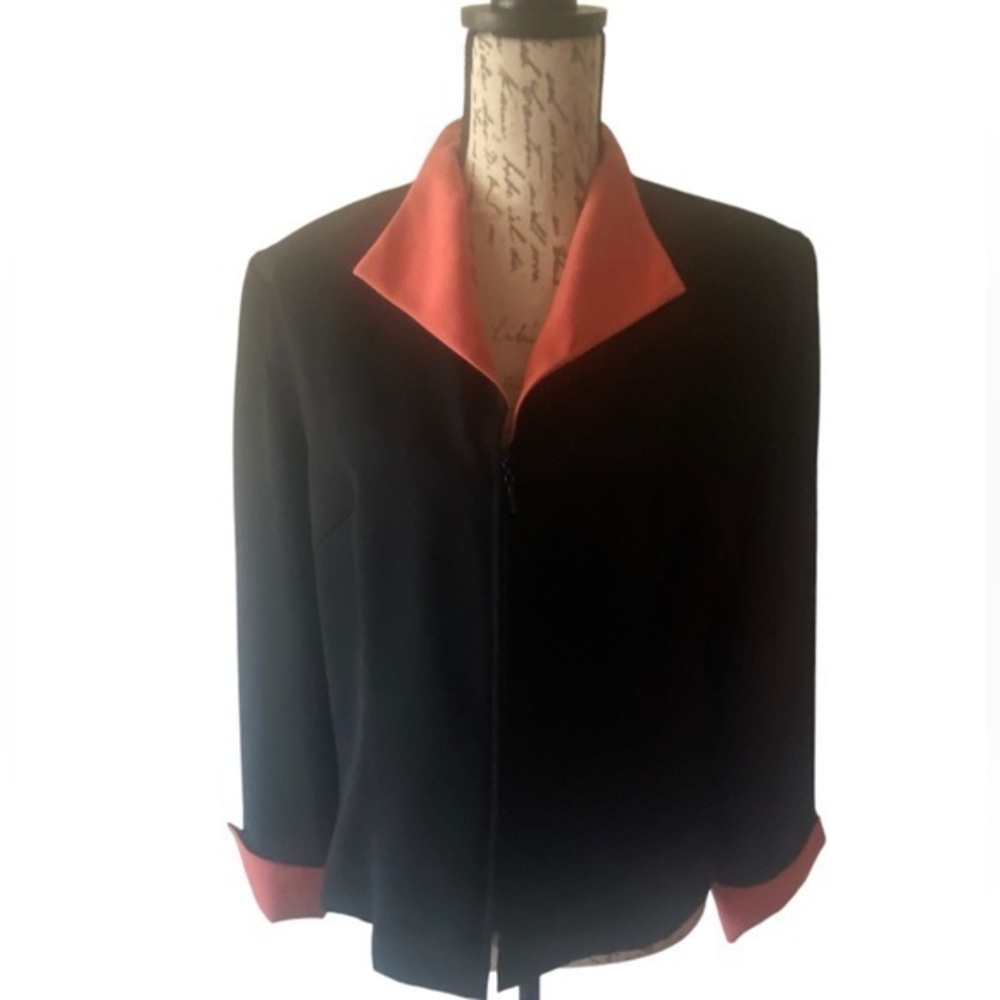 Dani Max vintage Coral and Black Size 16